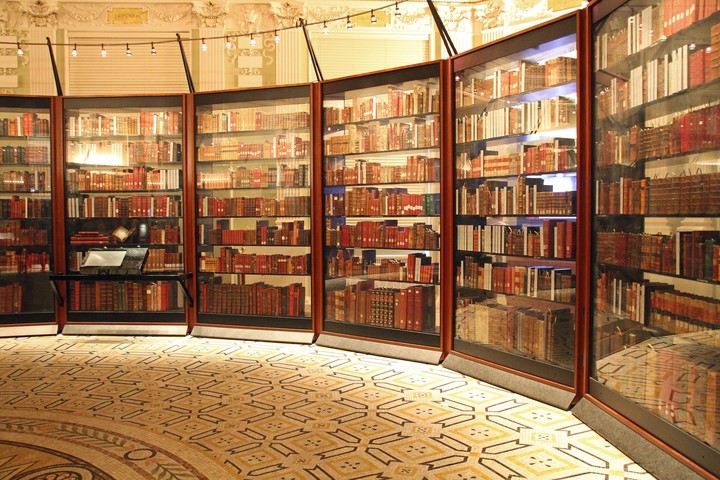 Thomas Jefferson's collection on display at the Library of Congress.